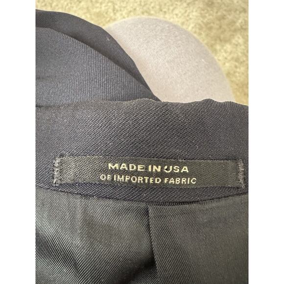 SOCIETY BRAND LTD HARTMARX Men's Black Stripe 48R Blazer Jacket Sport Coat EUC - Picture 7 of 10